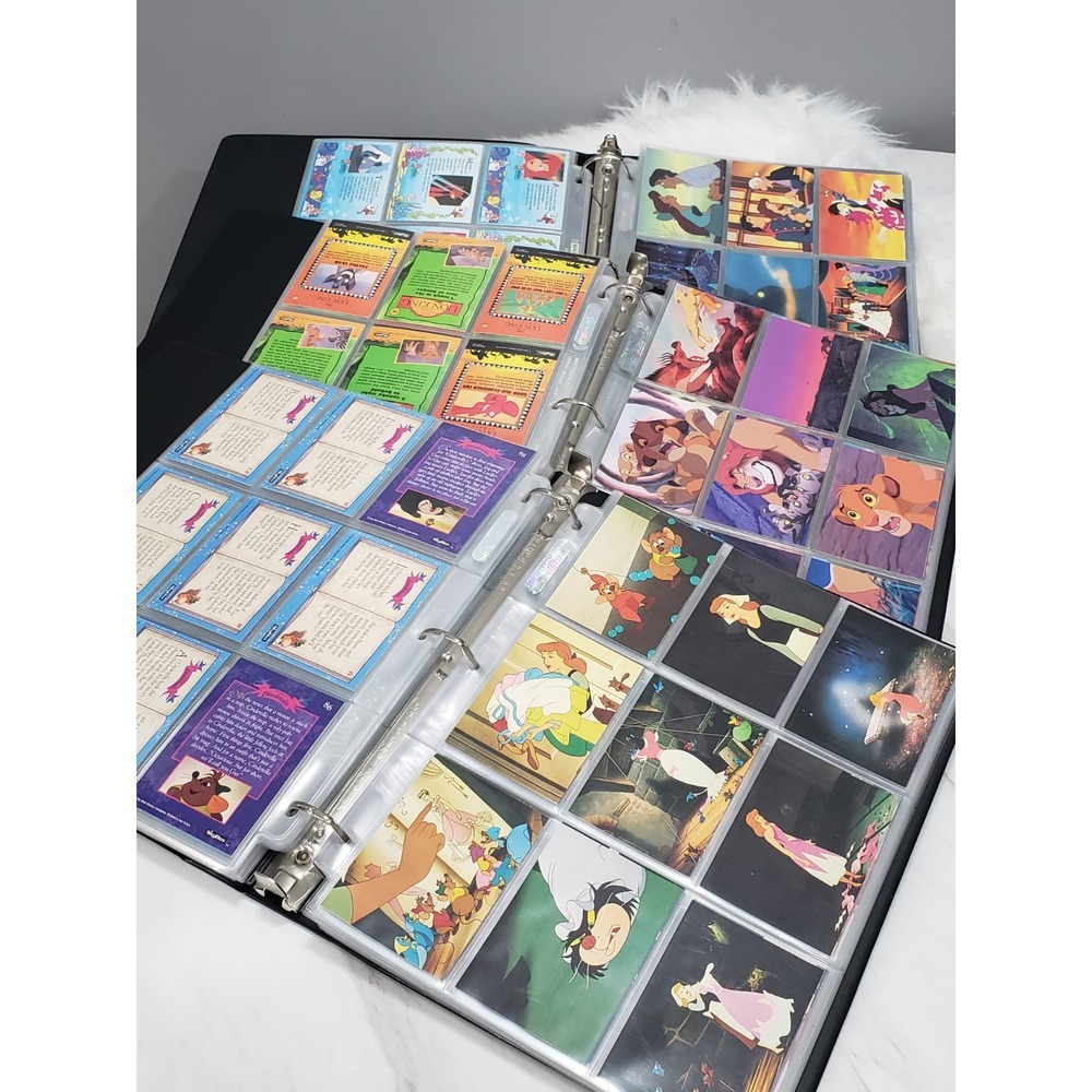 Lot Disney Snow White Mermaid Pocahontas Lion King Aladdin Skybox Cards Sets